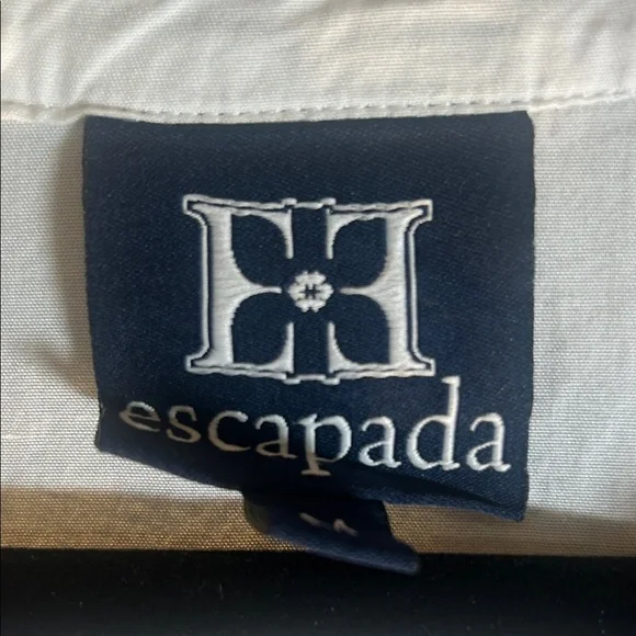 Escapada White Tunic with Maroon Embroidery - Picture 2 of 6